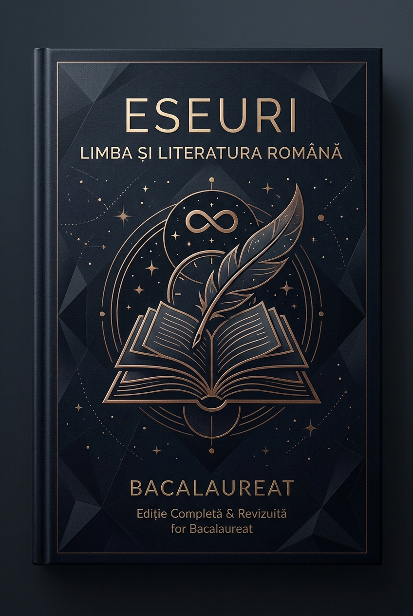 Copertă Carte Română Eseuri Bacalaureat